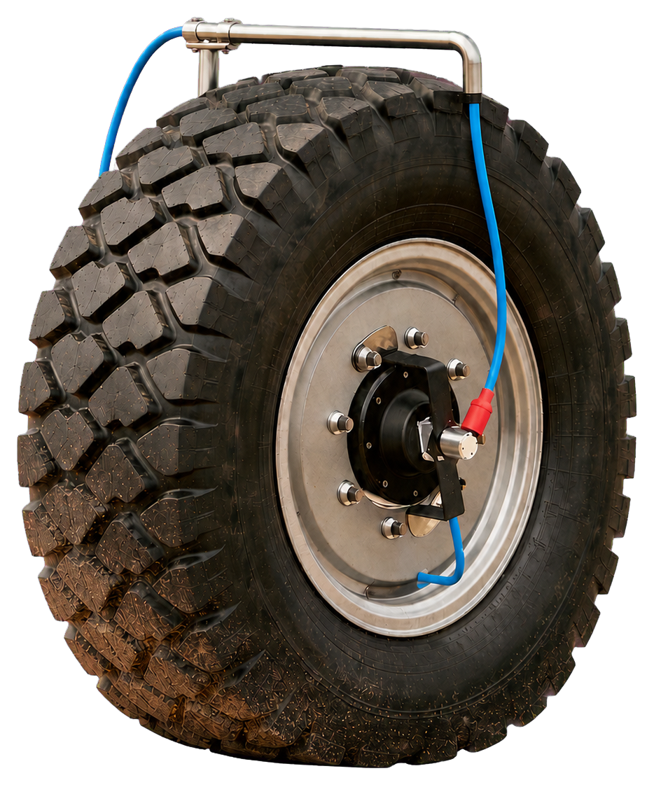 AirX Bridge Luftführung an einem Offroad-Rad